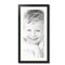 ArtToFrames 16x32" Matted Picture Frame with 12x28" Single Mat Photo Opening Framed in 1.25" Black and 2" Mat (FWM-3926-16x32)
